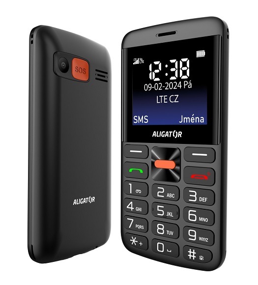 Mobilní telefon Aligator A910 4G Senior černý Mobilní telefon Aligator A910 4G Senior černý