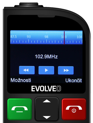 Mobilní telefon Evolveo EasyPhone FL černý