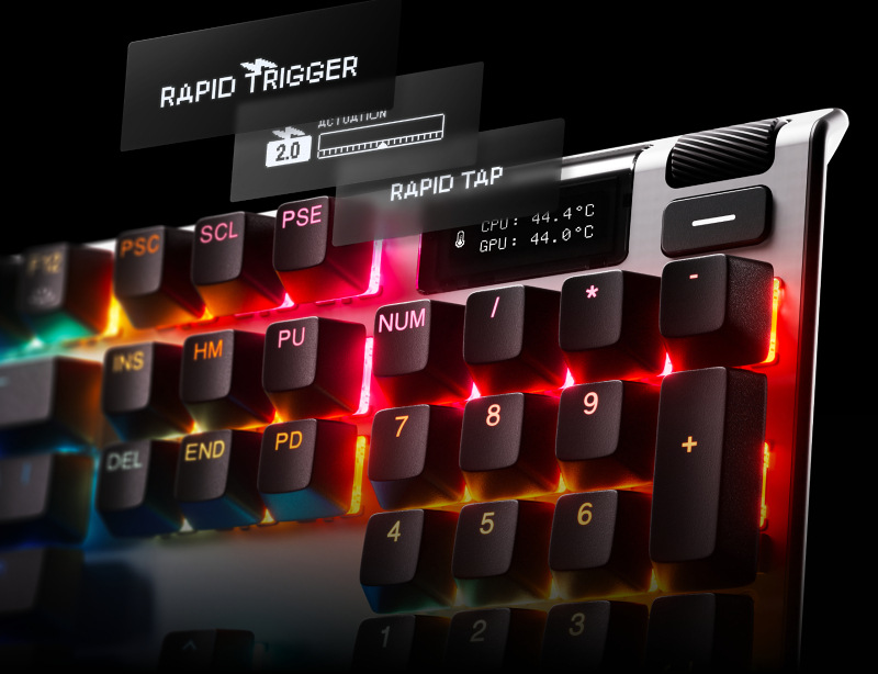 Klávesnice SteelSeries Apex Pro Gen 3 US černá