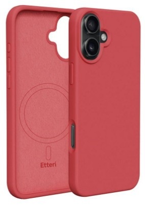 Kryt na mobil CPA Etteri Mag na Apple iPhone 16 v červené barvě