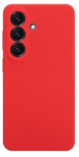 Kryt na mobil Tactical Velvet Smoothie na Samsung Galaxy S26 - červený