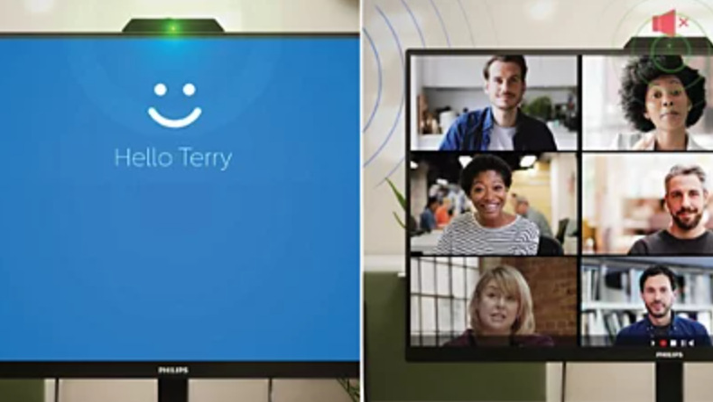 Monitor Philips 24B1U5301H/00 černý Webkamera s Windows Hello monitoru Philips 24B1U5301H/00 23,8"