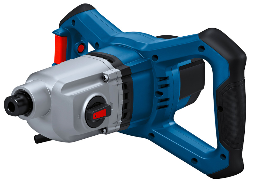 Detail zadní rukojeti Bosch Professional GRW 140 s ergonomickým tvarem pro jisté držení