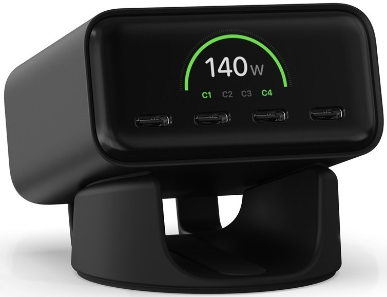 Nabíječka do sítě Satechi ChargerView s výkonem 140 W a 4x USB-C