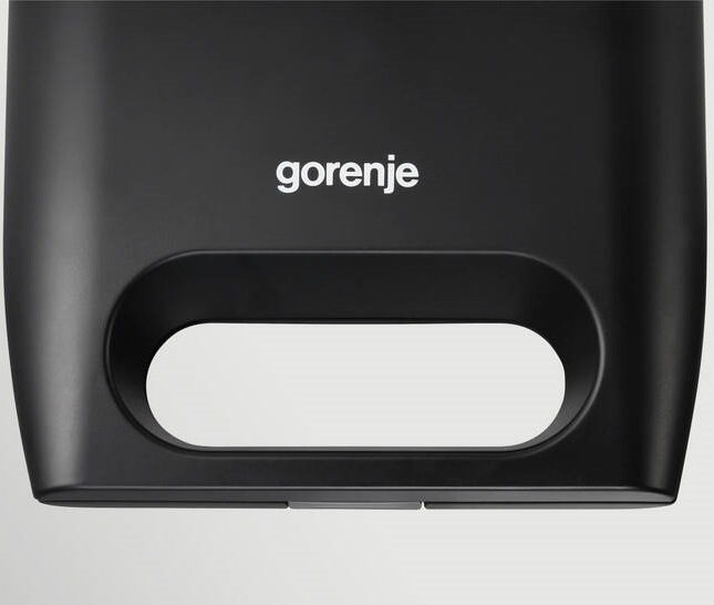 Sendvičovač Gorenje SM701GCB, černá, Studená rukojeť