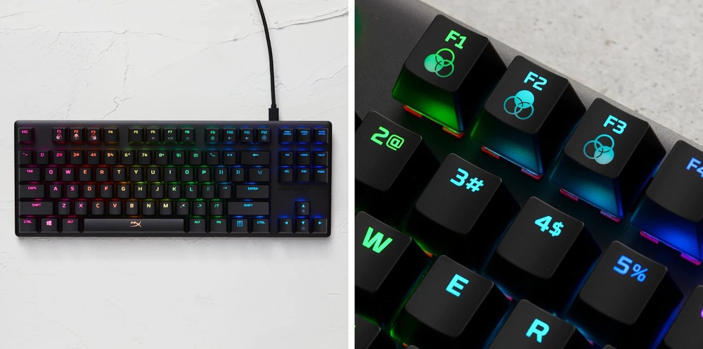 Klávesnice HyperX Alloy Origins Core - Blue - US černá HyperX Alloy Origins Core