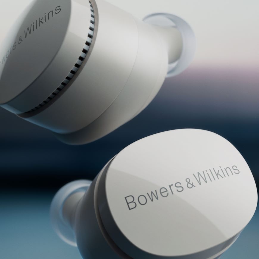 Sluchátka Bowers & Wilkins Pi6 - světle šedá Sluchátka Bowers & Wilkins Pi6 - světle šedá