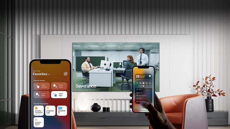 TV Hisense 100U7Q, snadné připojení