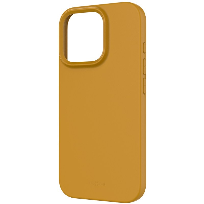 Kryt na mobil FIXED ReStory na Apple iPhone 16 Pro - zlatý