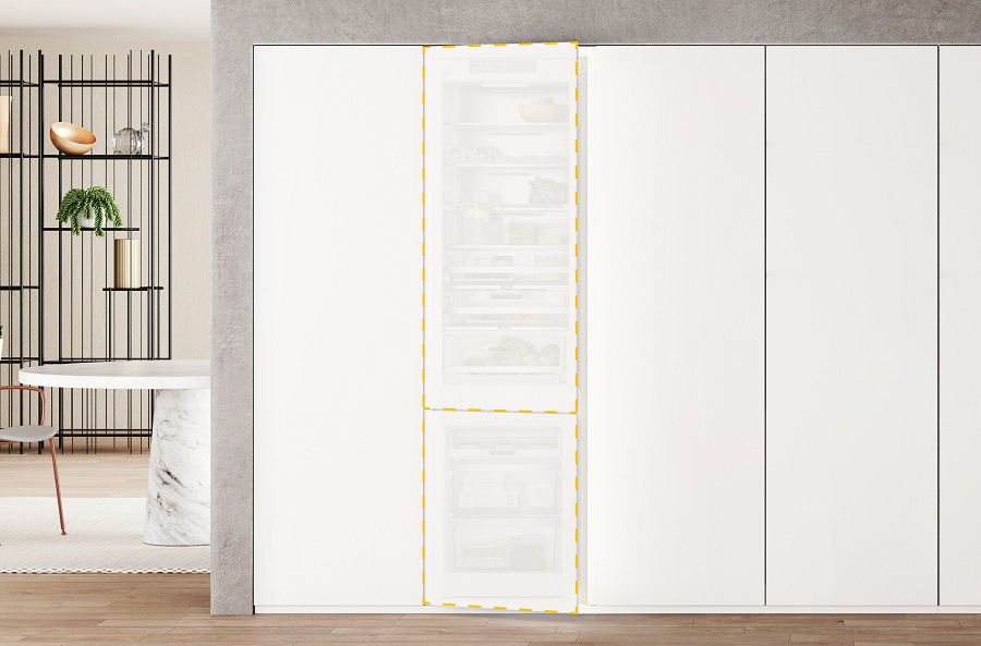 Chladnička s mrazničkou Whirlpool WH SP70 T121 bílá Chladnička kombinovaná Whirlpool WH SP70 T121, NoFrost vestavná, neviditelná instalace pomocí skrytých kolejniček, vestavná lednice v kuchyni