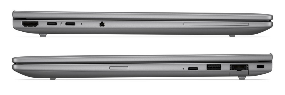 Notebook HP ZBook 8 G2i 14" stříbrný HP ZBook 8 G2i - pohled na konektory
