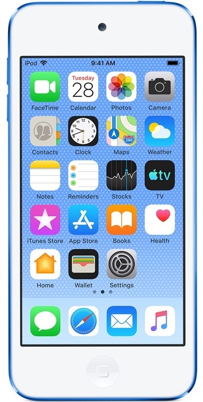 MP3 přehrávač Apple iPod touch 128GB modrý