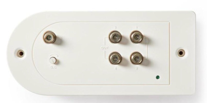 Zesilovač Nedis CATV, Max. zesílení 23 dB, 86–1 006 MHz, 4 Výstupy, Zpětný Kanál, Konektor F