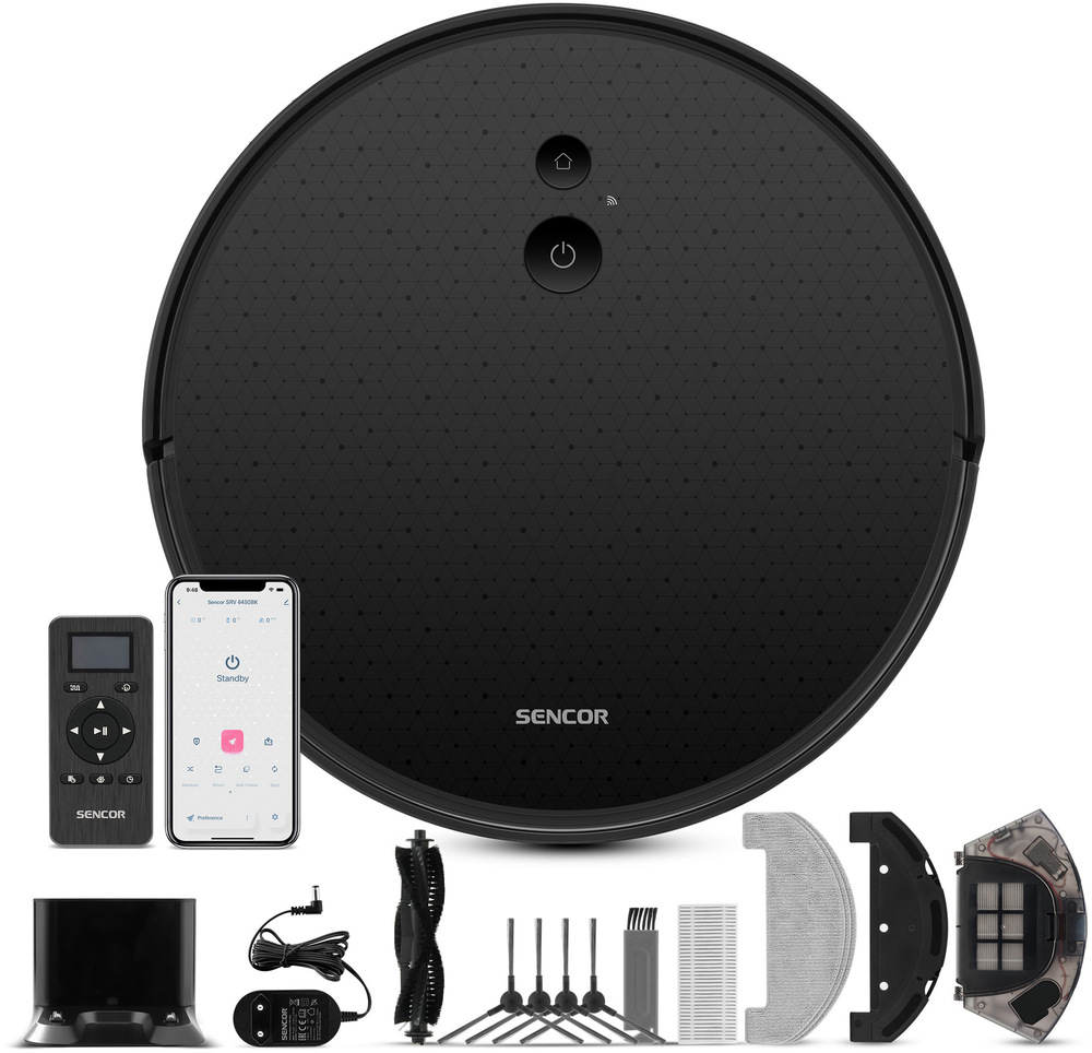 Robotický vysavač Sencor SRV 6450BK