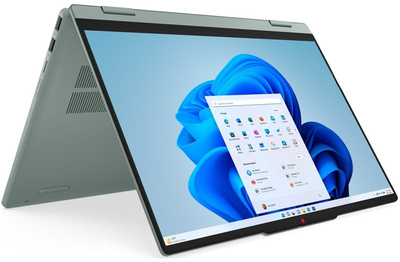 Notebook Lenovo IdeaPad 5 2-in-1 14AGP11 s otočným pantem, zelená barva