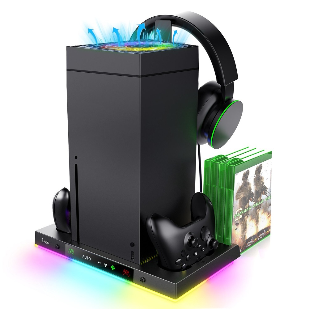 Dokovací stanice iPega XBX024S s RGB a chlazením pro Xbox černá