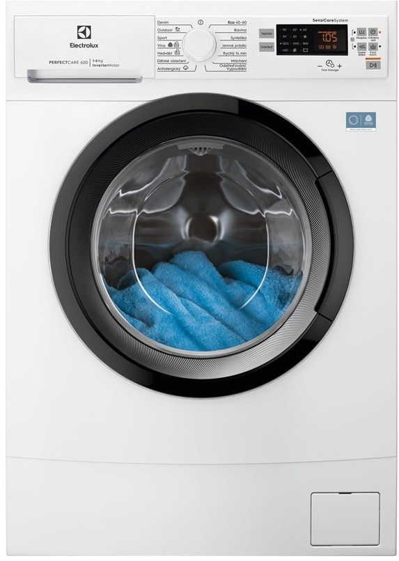Úzká pračka Electrolux EWS6526BC série 600 SensiCare, bílá