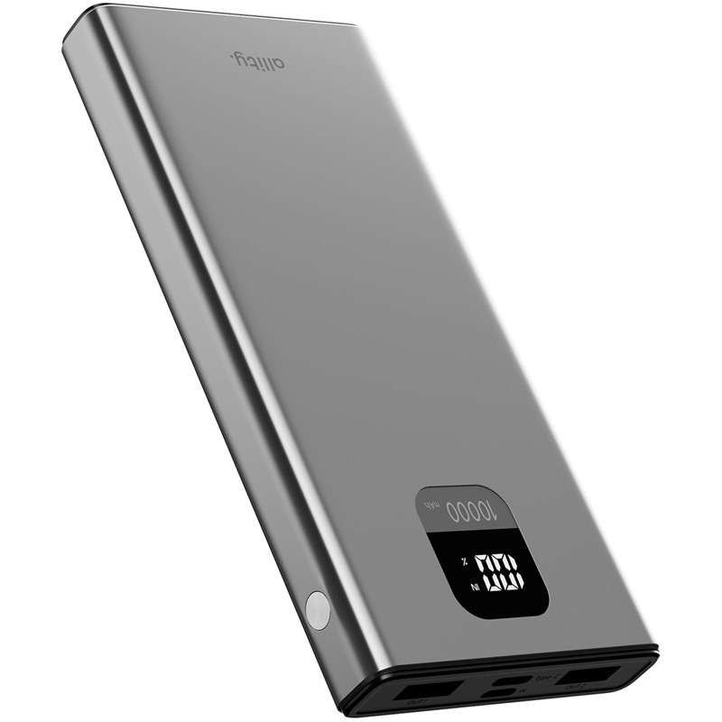 Powerbanka Allity APB-100 PD QC 22,5W 10000 mAh šedá