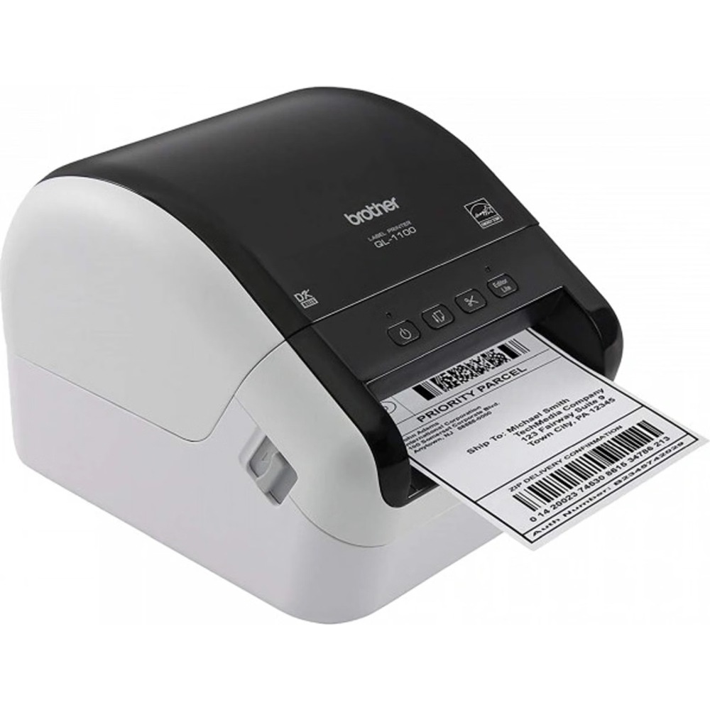 Tiskárna štítků Brother QL-1100C černá/bílá Tiskárna je vybavena softwarem pro tisk štítků P-touch Editor, který je dostupný jak pro Mac, tak PC.