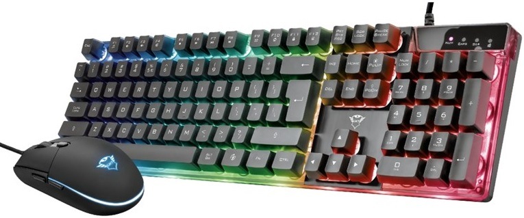 Trust GXT 838 Azor Gaming Combo, černá
