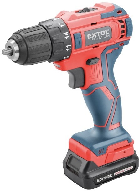 Vrtací šroubovák Extol Premium 8891152 (s baterií)