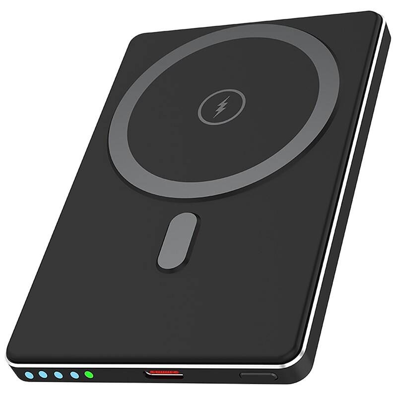 WG 15 W, 5 000 mAh, PD 20 W, černá