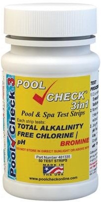 Testovací proužky PoolCheck 3 v 1 (50 ks)