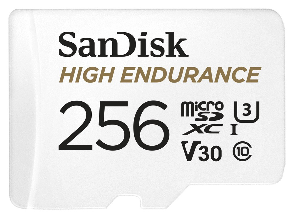 Paměťová karta SANDISK Micro SDXC High Endurance Video 256 GB + adaptér