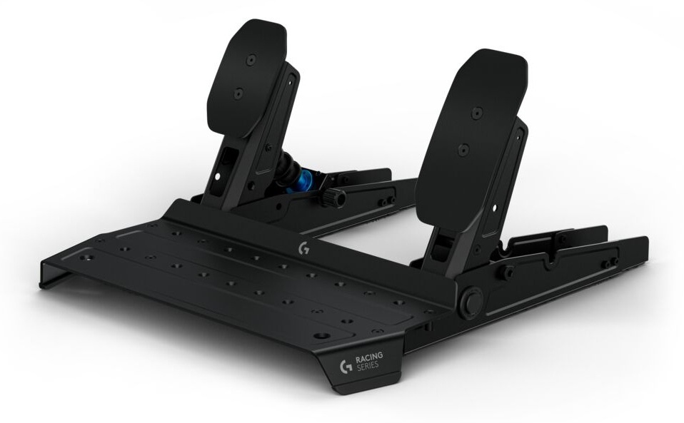 Modulární závodní pedály Logitech G RS Pedals s brzdou se snímačem zatížení a akcelerátorem s Hallovým snímačem pro přesné ovládání