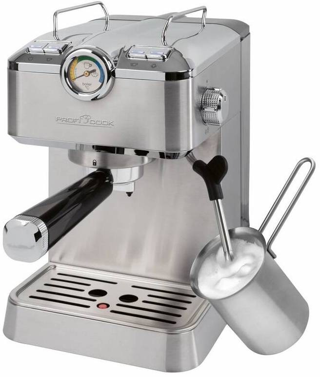 Pákový kávovar Profi Cook ES-KA 1267 nerez Pákový kávovar Profi Cook ES-KA 1267 nerez