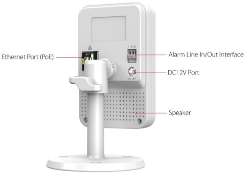 IP kamera Dahua C4K-P, vnitřní, Wi-Fi, 4Mpix, objektiv 2,8mm, IR až 30m - bílá