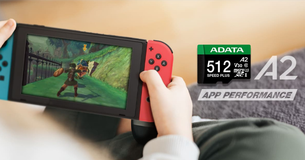 Paměťová karta ADATA Speed Plus MicroSDXC 256GB, U3 (180R/160W) + SD adaptér černá ADATA Speed Plus MicroSDXC se pyšní standardem A2