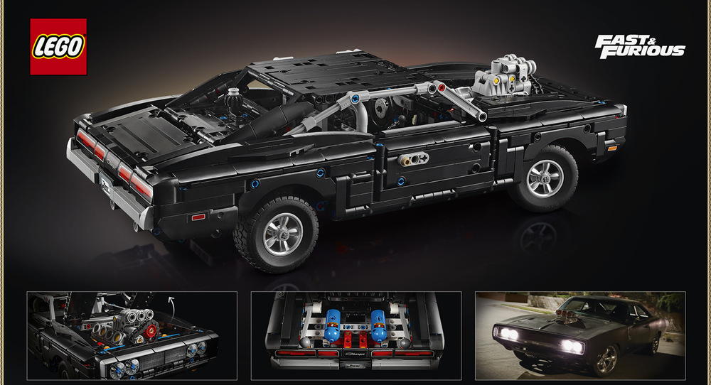 Stavebnice LEGO® Technic 42231 Auto Fast and Furious Dodge Charger R/T Aplikace LEGO Builder nabízí digitální 3D návod i režim Stavějte společně a umožňuje sdílet tento náročnější stavitelský projekt s rodinou nebo přáteli