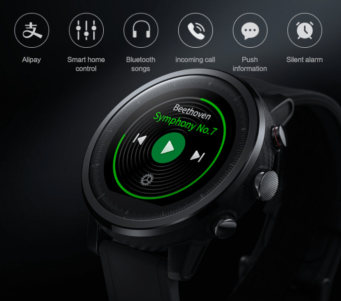 Chytré hodinky Amazfit 2s (Stratos) černý Chytré hodinky Amazfit 2s (Stratos) černý