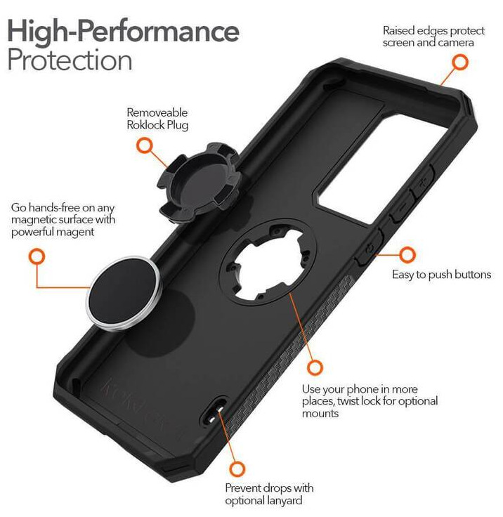 Kryt na mobil Rokform Rugged na Samsung Galaxy S20 Ultra černý Kryt na mobil Rokform Rugged na Samsung Galaxy S20 Ultra černý