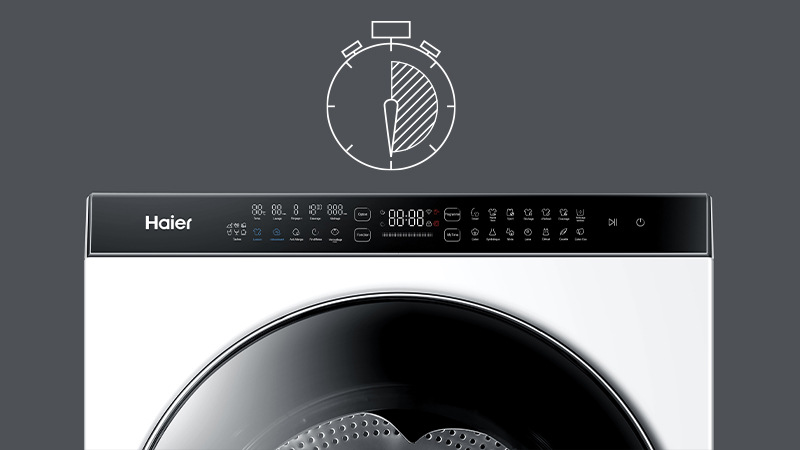 Pračka se sušičkou Haier SuperDrum HWD100BD1499U1N bílá