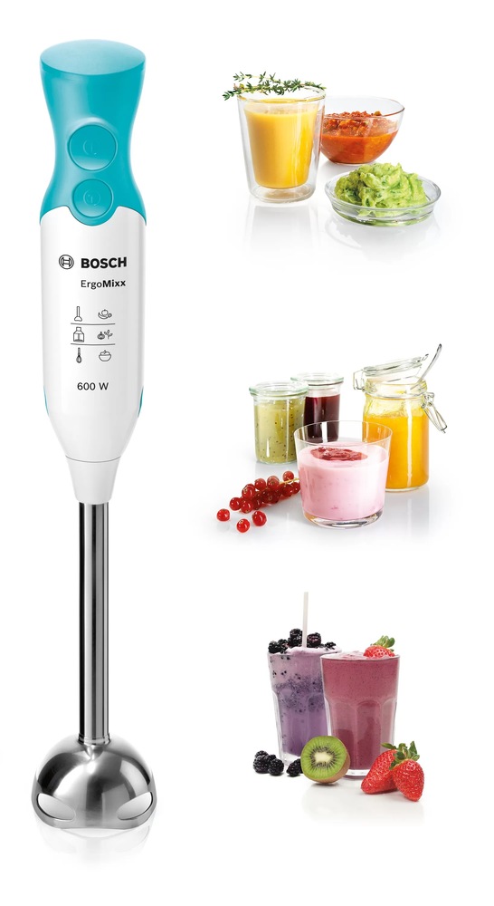 Ponorný mixér Bosch MSM66110D bílý/tyrkysový