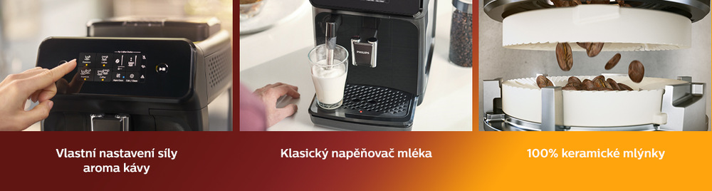 Automatický kávovar Philips Series 1200 EP1224/00 šedý
