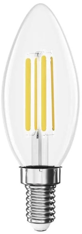Žárovka LED EMOS Filament svíčka, 5,9W, 806lm, E14, teplá bílá