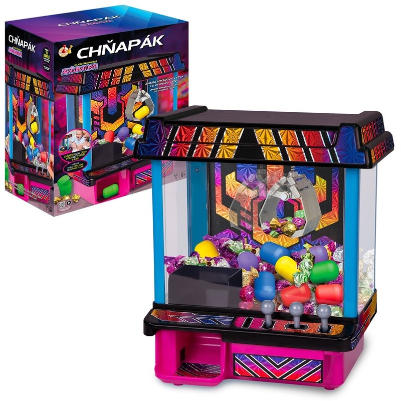 Hra Arcade Automat s drapákem Hyper Neon