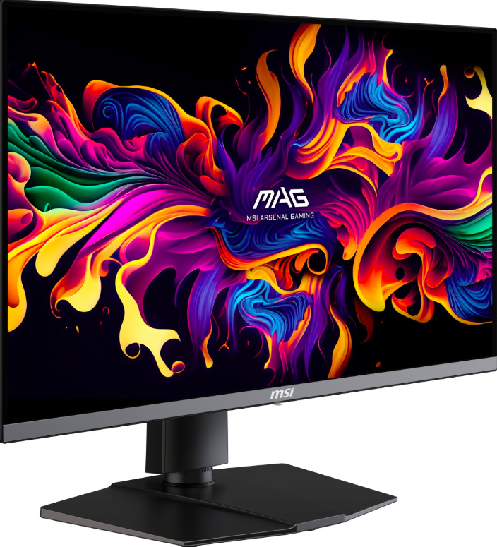 Herní monitor MSI MAG 272UP QD-OLED X24 černý Herní monitor MSI MAG 272UP QD-OLED X24 26.5",LED podsvícení, QD-OLED panel, 0.03ms, 1500000: 1, 250cd/m2, 3840 × 2160, - černý