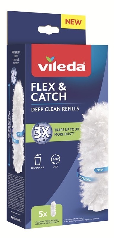 Náhradní prachovka Vileda, širší plocha, 5 ks