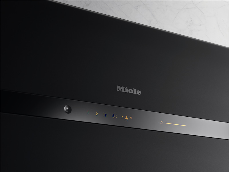 Odsavač par Miele DAD 4370 Levantar Obsidian černá Nabízí přizpůsobitelnou barvu světla