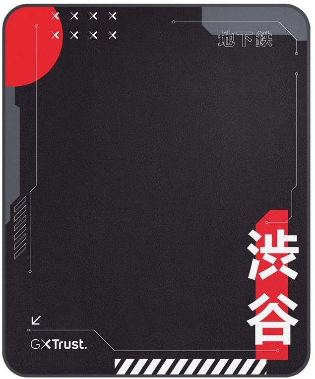 Podložka pod židli Trust GXT 715 Chair mat v černo-červeném provedení
