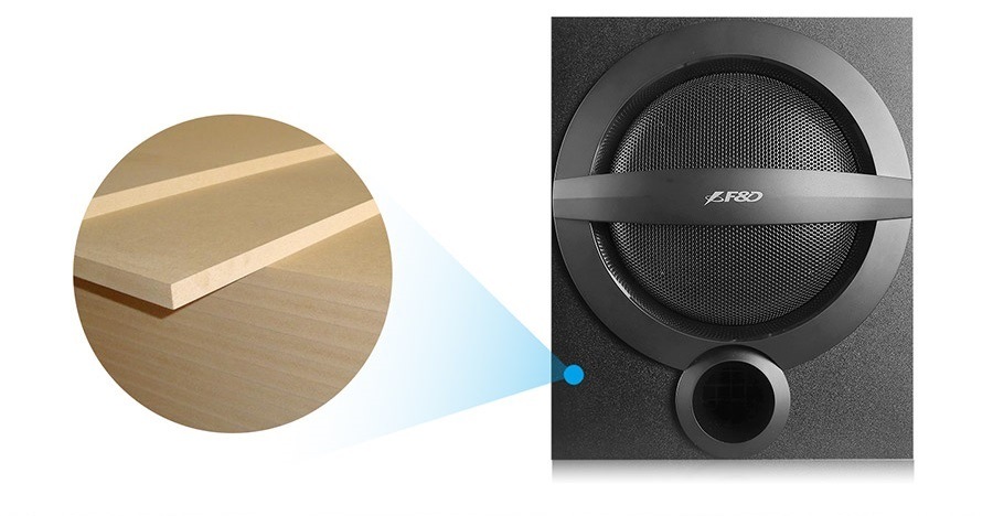 Reproduktory Fenda F&D A140X 2.1, bluetooth, rádio, USB, dálkové ovládání černé