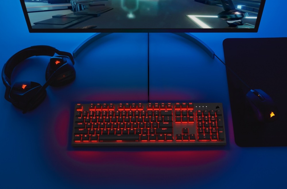 Klávesnice Corsair K60 PRO Red LED černá Corsair K60 PRO Red LED