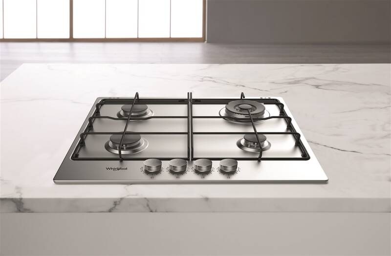 Varná deska plynová Whirlpool TGML 651 IX, nerez, elegantní design