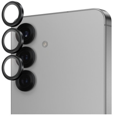 Ochranné sklo čočky fotoaparátu PanzerGlass HoOps na Samsung Galaxy S25 černé