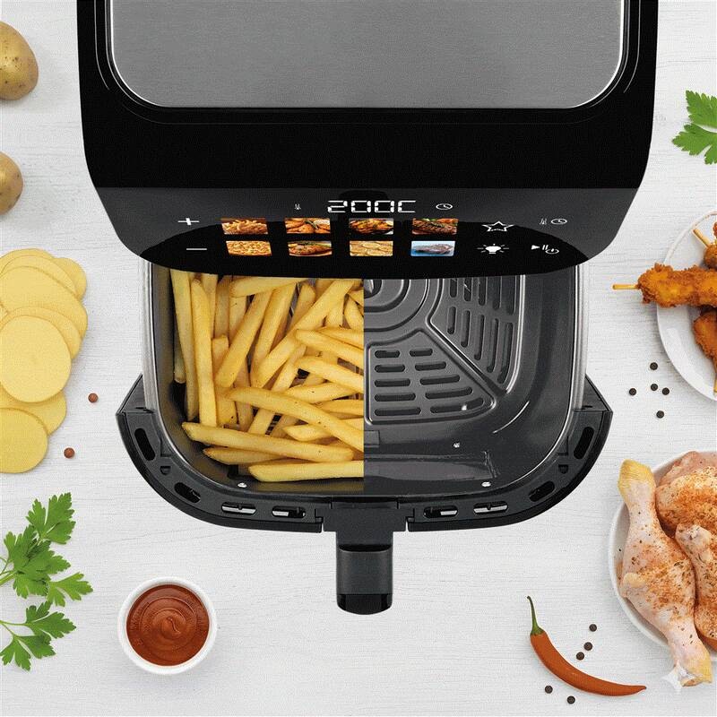 Fritéza horkovzdušná Tesla AirCook DualHeat QD73 XXL černá