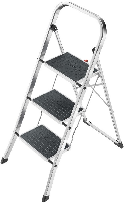 Hliníkové skládací schůdky Hailo K70 3 stupně